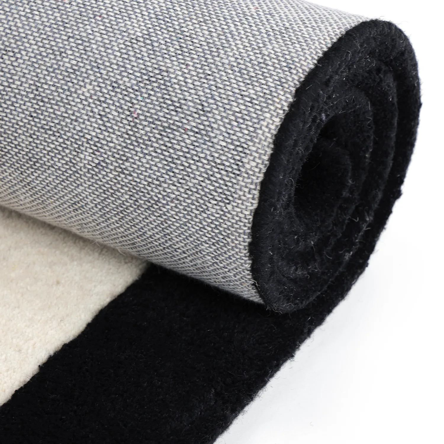 Kinderteppich - Zebra Hand Tufted Wool Premium (beige/schwarz)