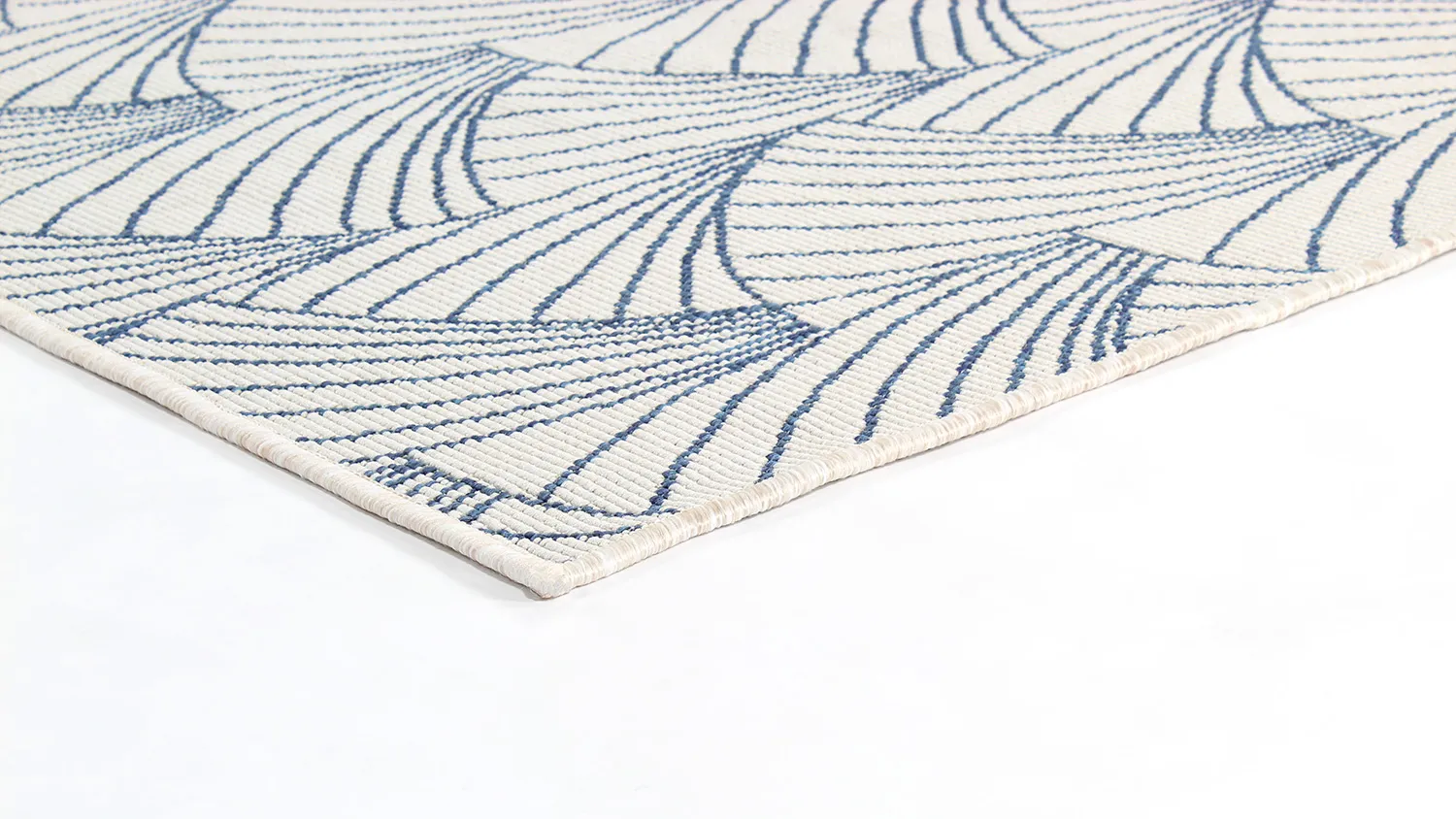 Teppich für innen und außen - Beau (blau)