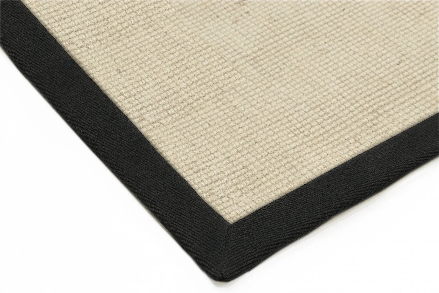 Sisal-Teppich - Agave (schwarz/offwhite)