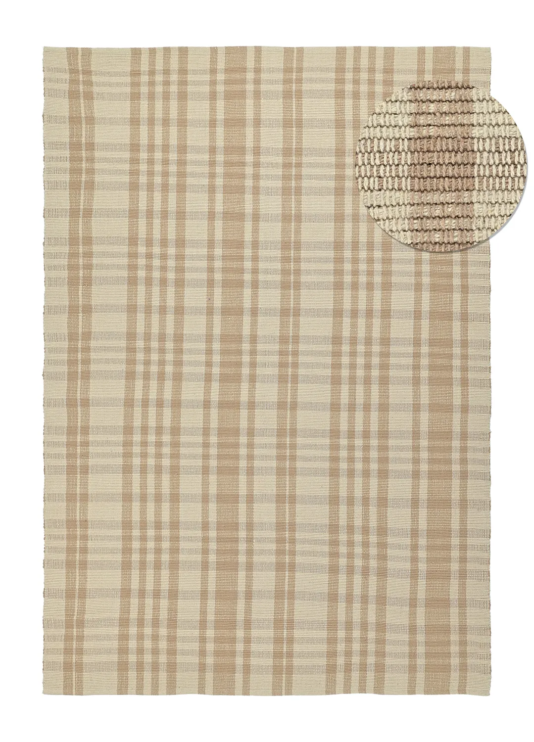 Baumwollteppich - Husvik (beige)