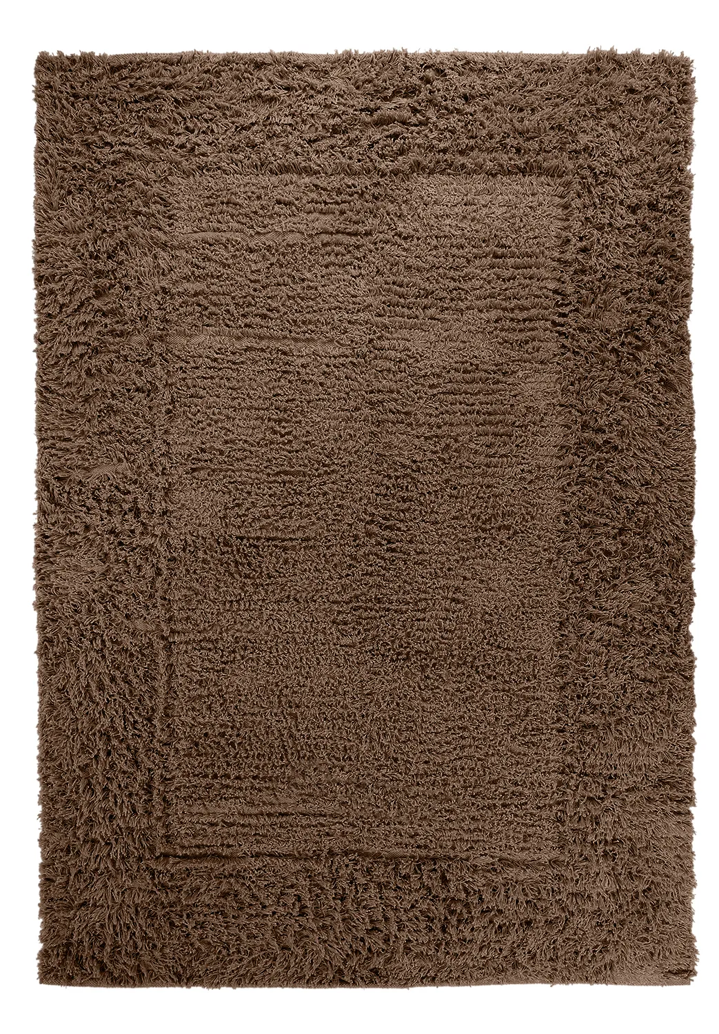 Hochflorteppiche - Aline Natural Cotton Shaggy (braun)