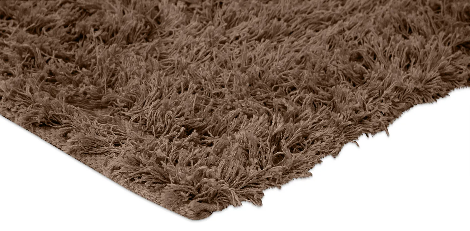 Hochflorteppiche - Aline Natural Cotton Shaggy (braun)