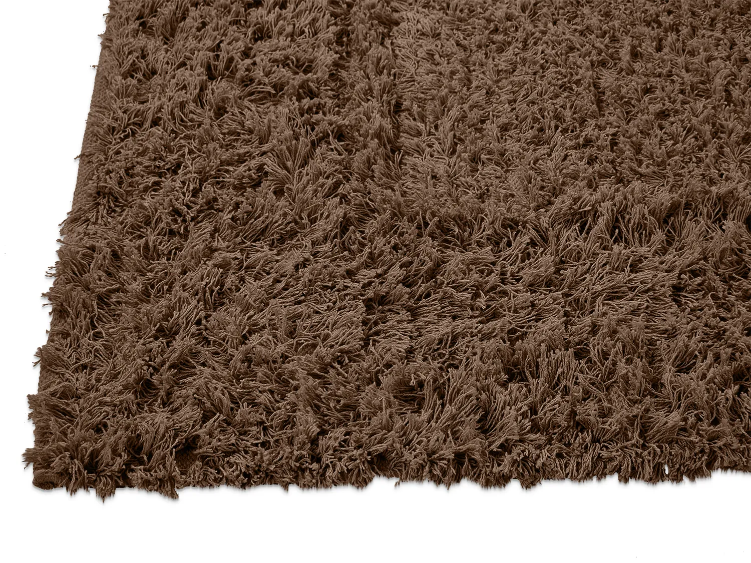 Hochflorteppiche - Aline Natural Cotton Shaggy (braun)