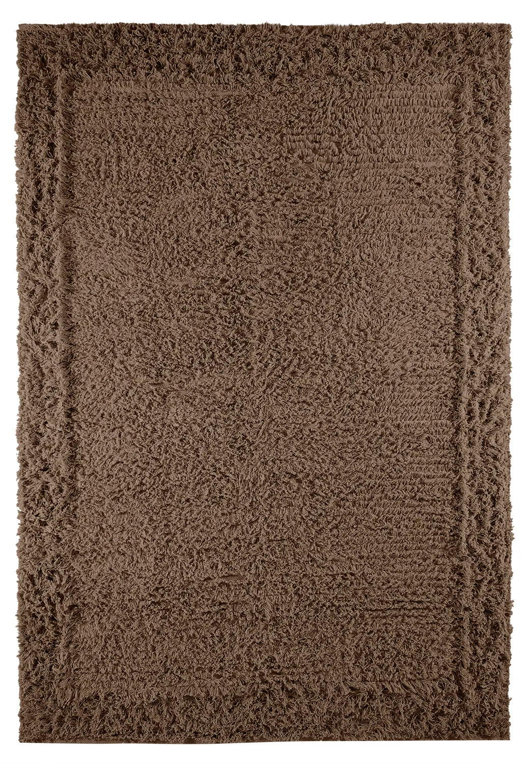Hochflorteppiche - Bonnie Natural Cotton Shaggy (braun)