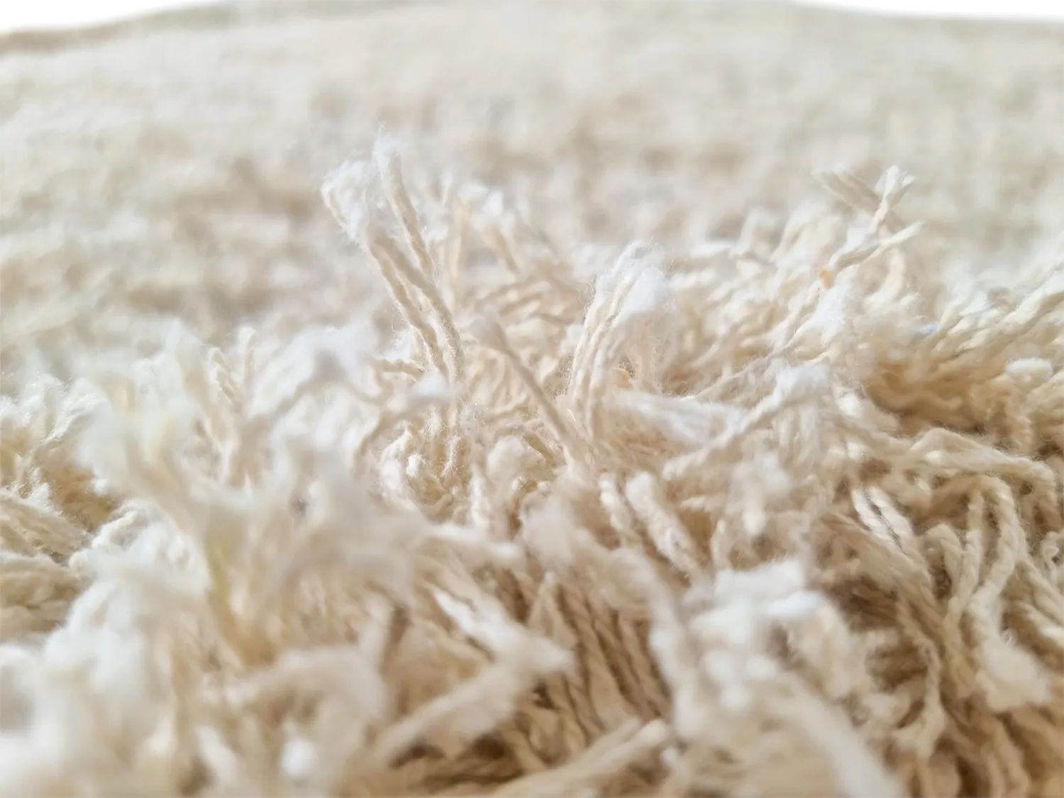 Hochflorteppiche - Bonnie Natural Cotton Shaggy (natur)