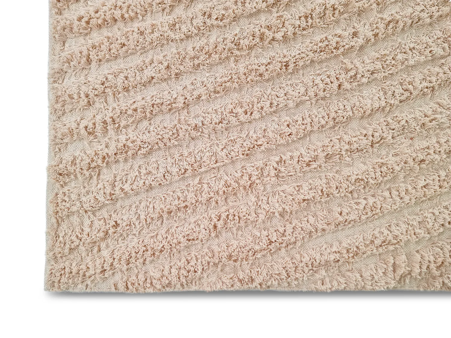 Hochflorteppiche - Indra Natural Cotton Shaggy (beige)