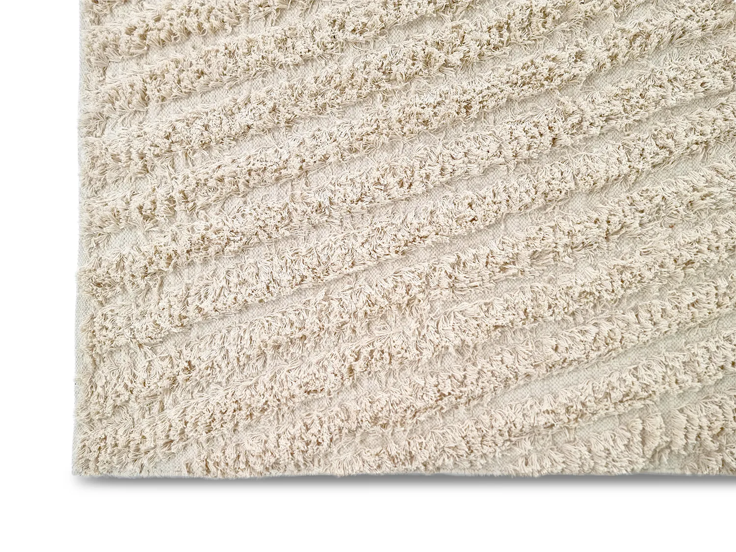 Hochflorteppiche - Kendra Natural Cotton Shaggy (natur)