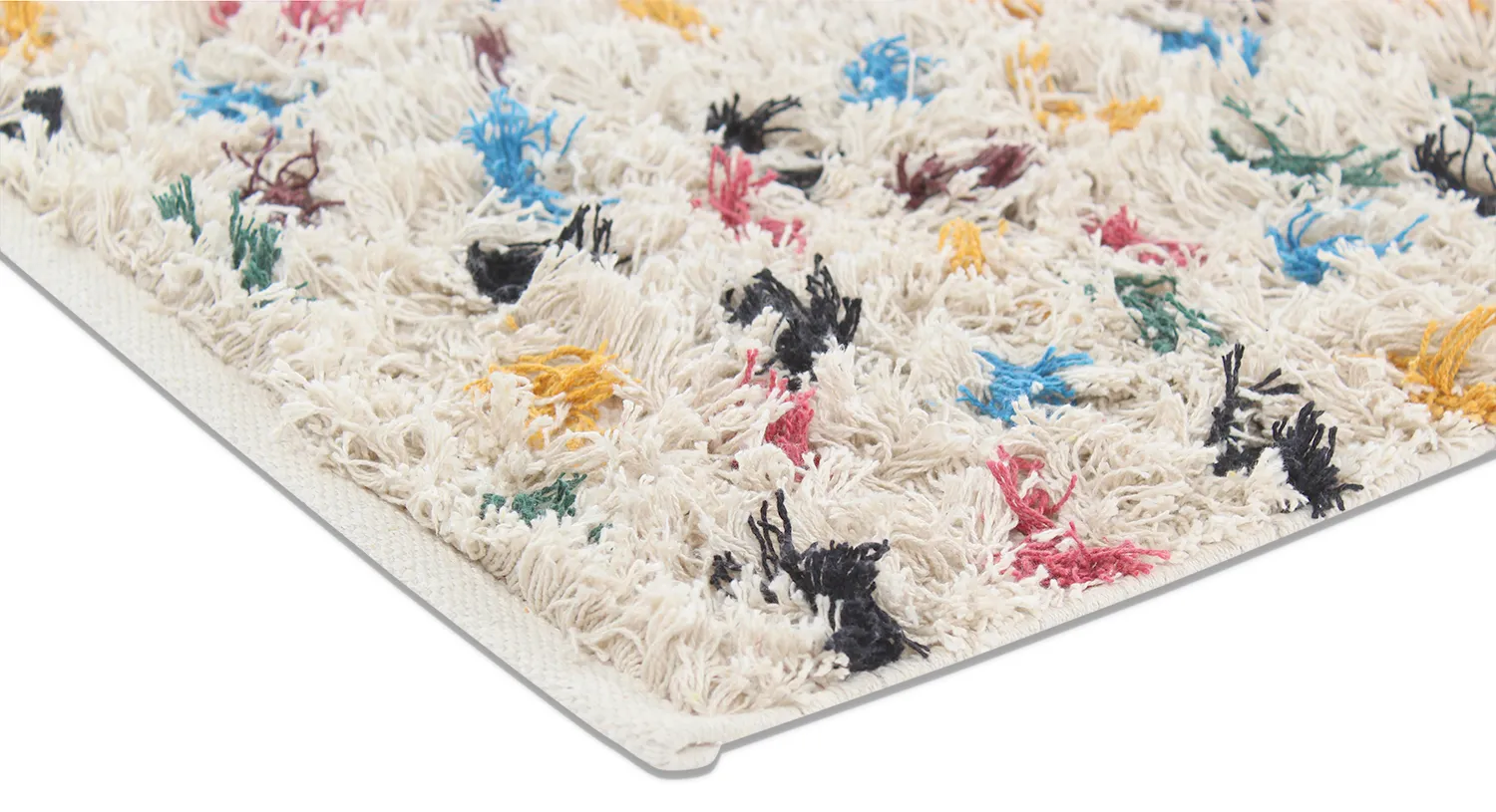 Hochflorteppiche - Litton Natural Cotton Shaggy (beige/multi)