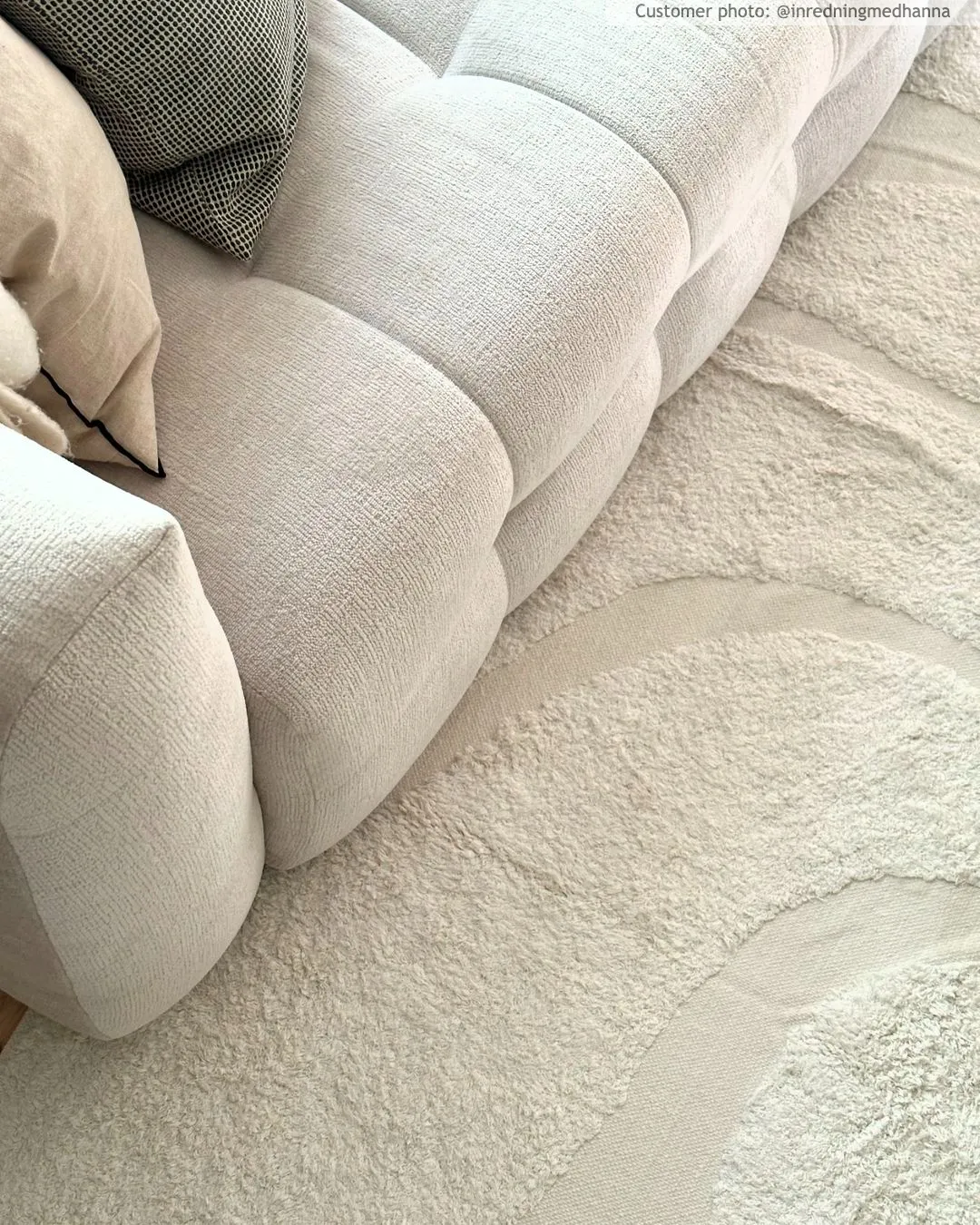 Hochflorteppiche - Bonnie Natural Cotton Shaggy (offwhite)