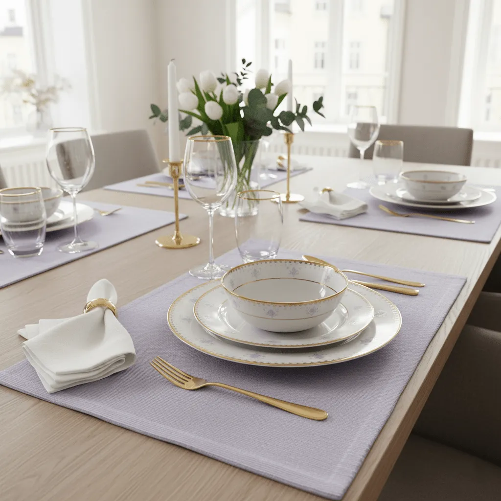 Platzset 2er-Pack - Niva (lavendel)