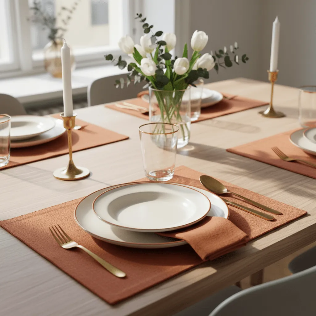 Platzset 2er-Pack - Niva (hellbraun)
