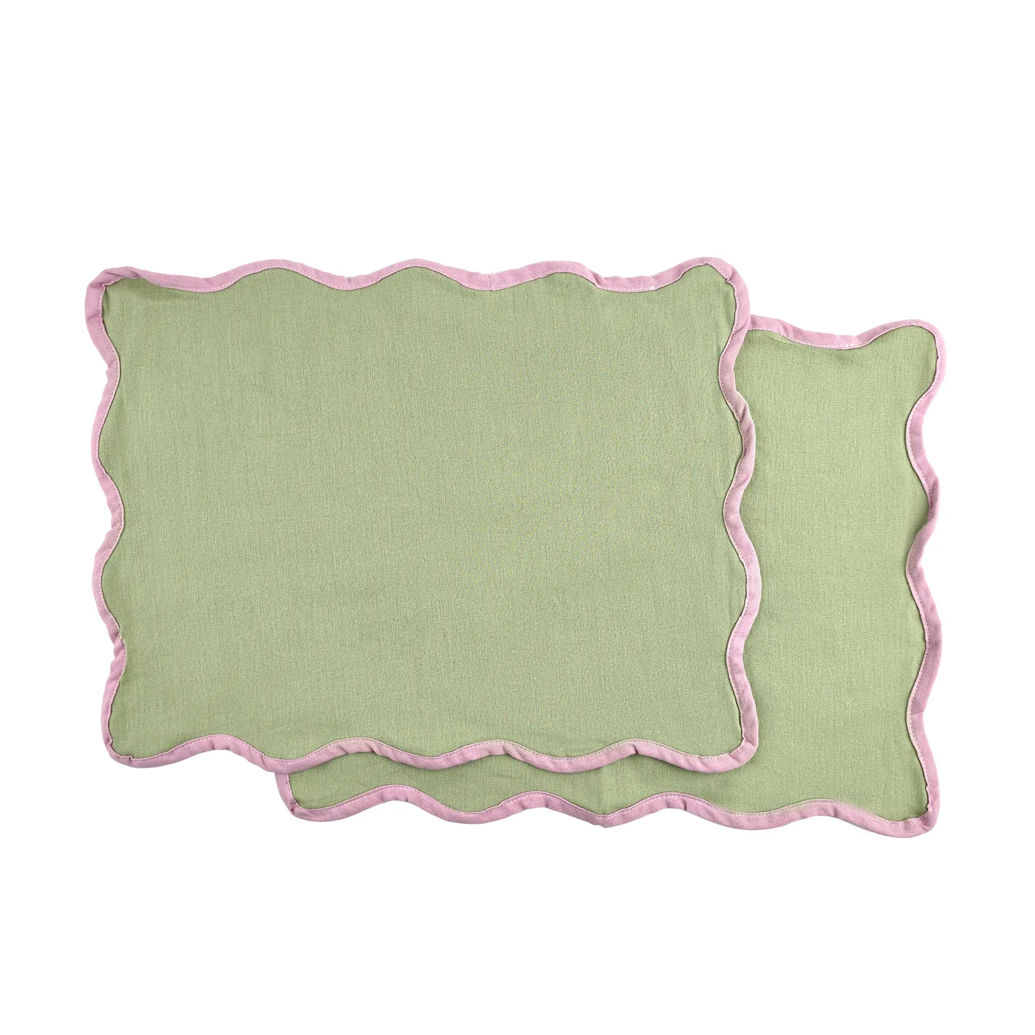 Platzset 2er-Pack - Yrsa (grün)