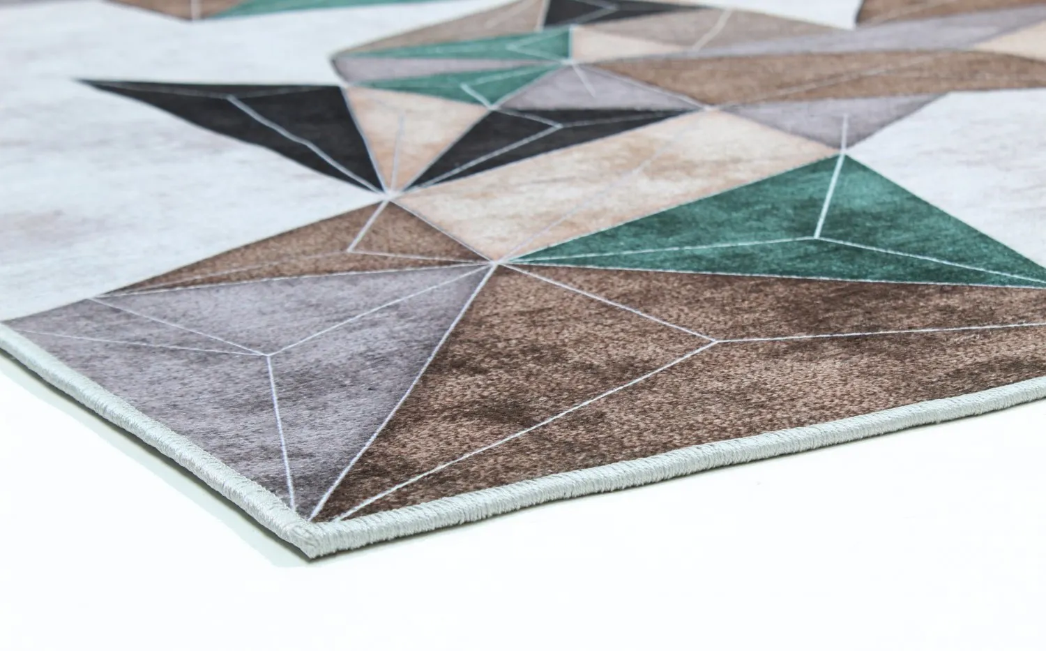 Wilton-Teppich - Feres (grau/beige/bunt)