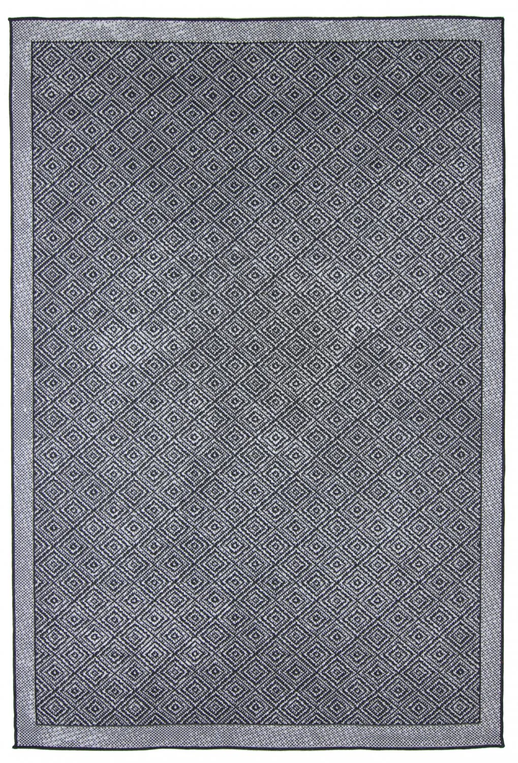 Teppich für innen und außen - Monsaraz (schwarz)