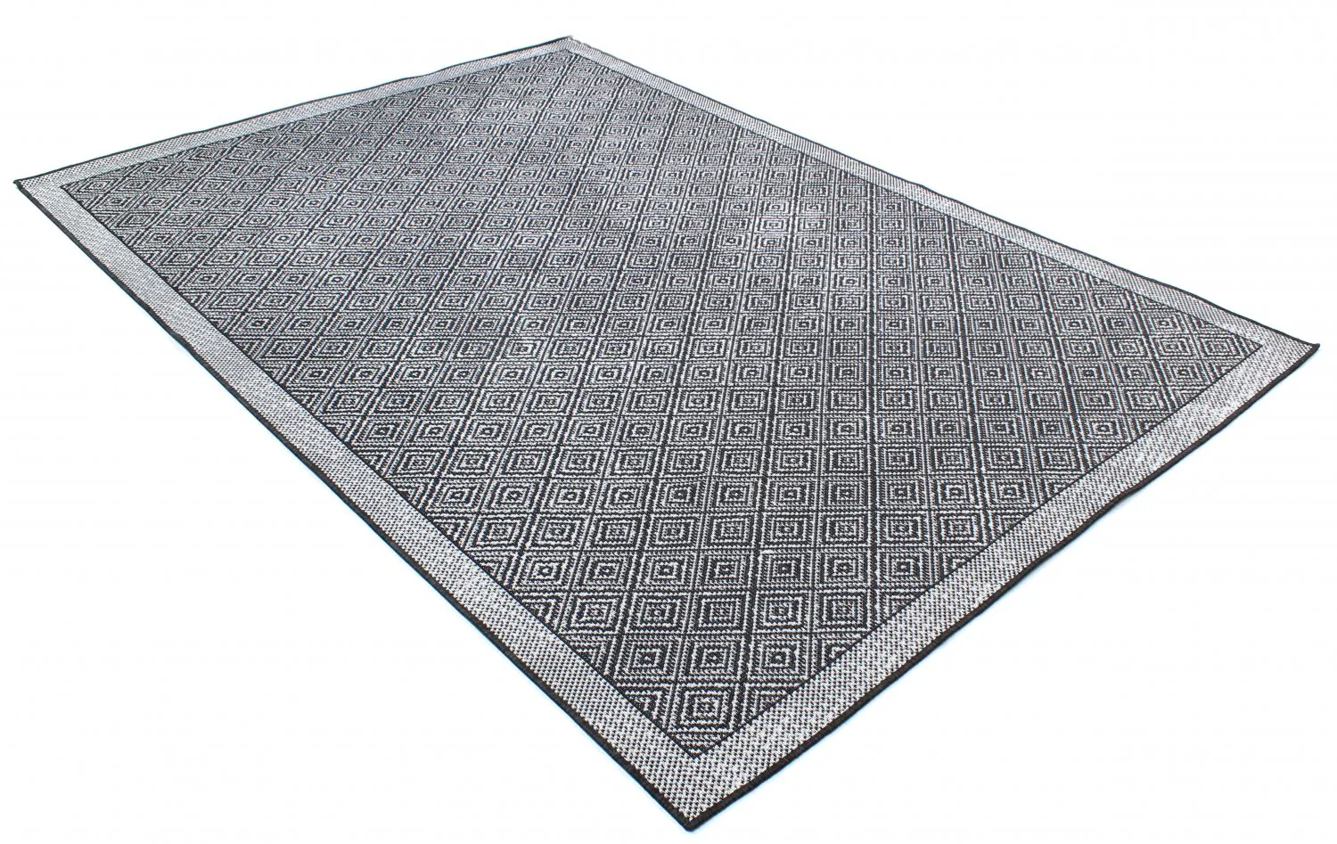 Teppich für innen und außen - Monsaraz (schwarz)