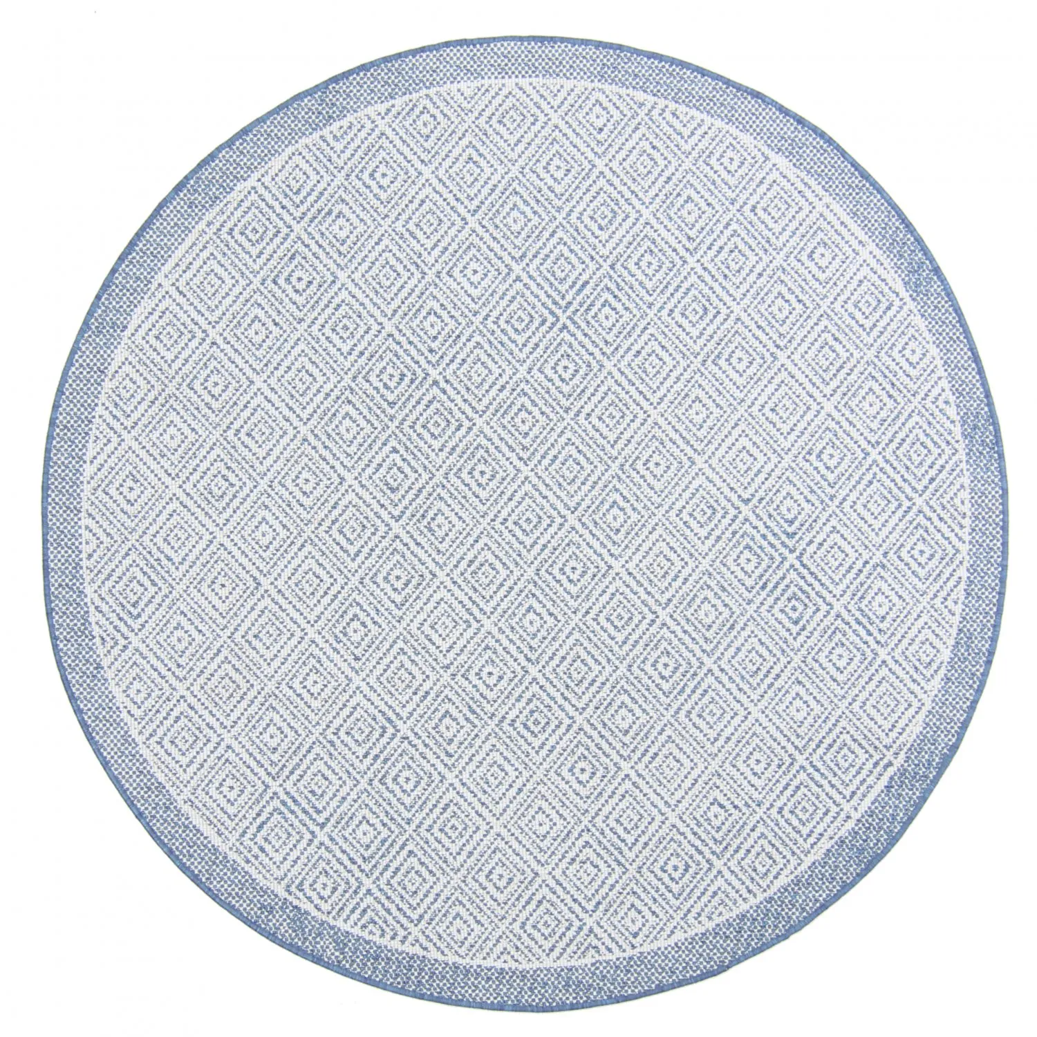 Rund Teppich - Monsaraz (blau)