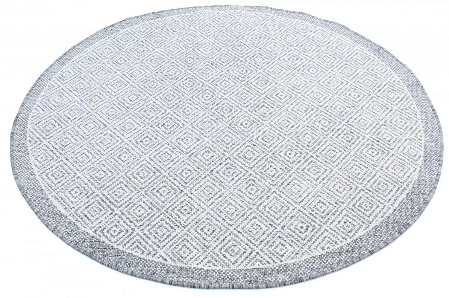 Rund Teppich - Monsaraz (grau)