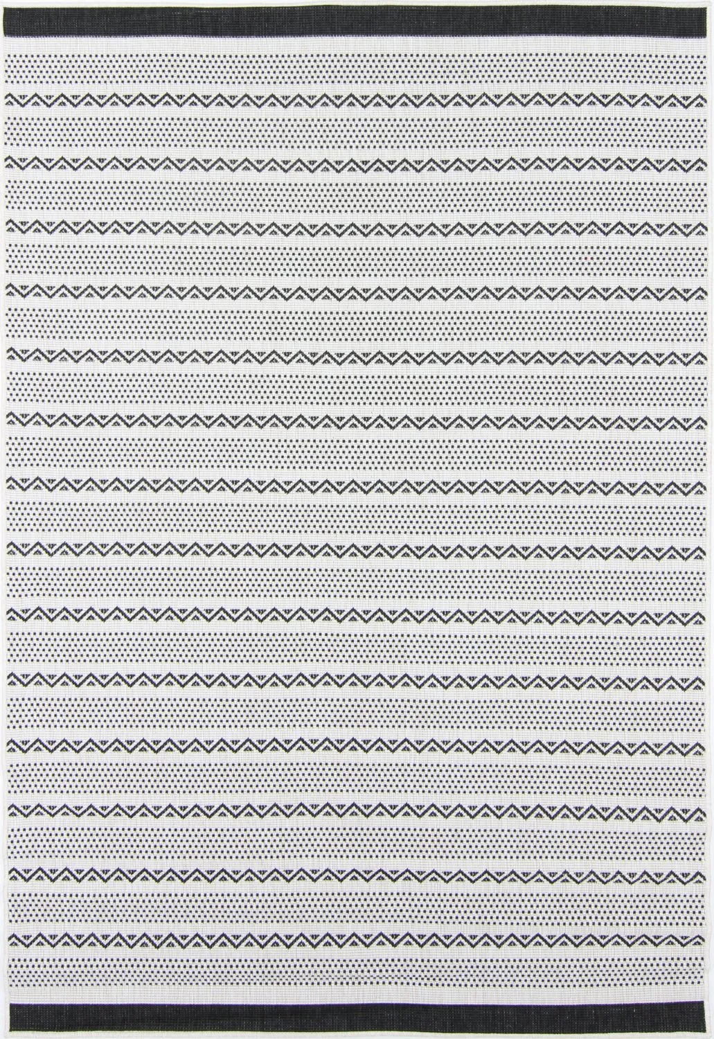 Teppich für innen und außen - Geiranger (schwarz)