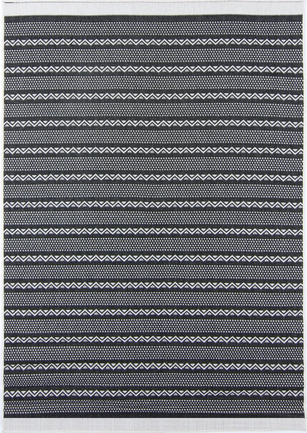 Teppich für innen und außen - Geiranger (schwarz)