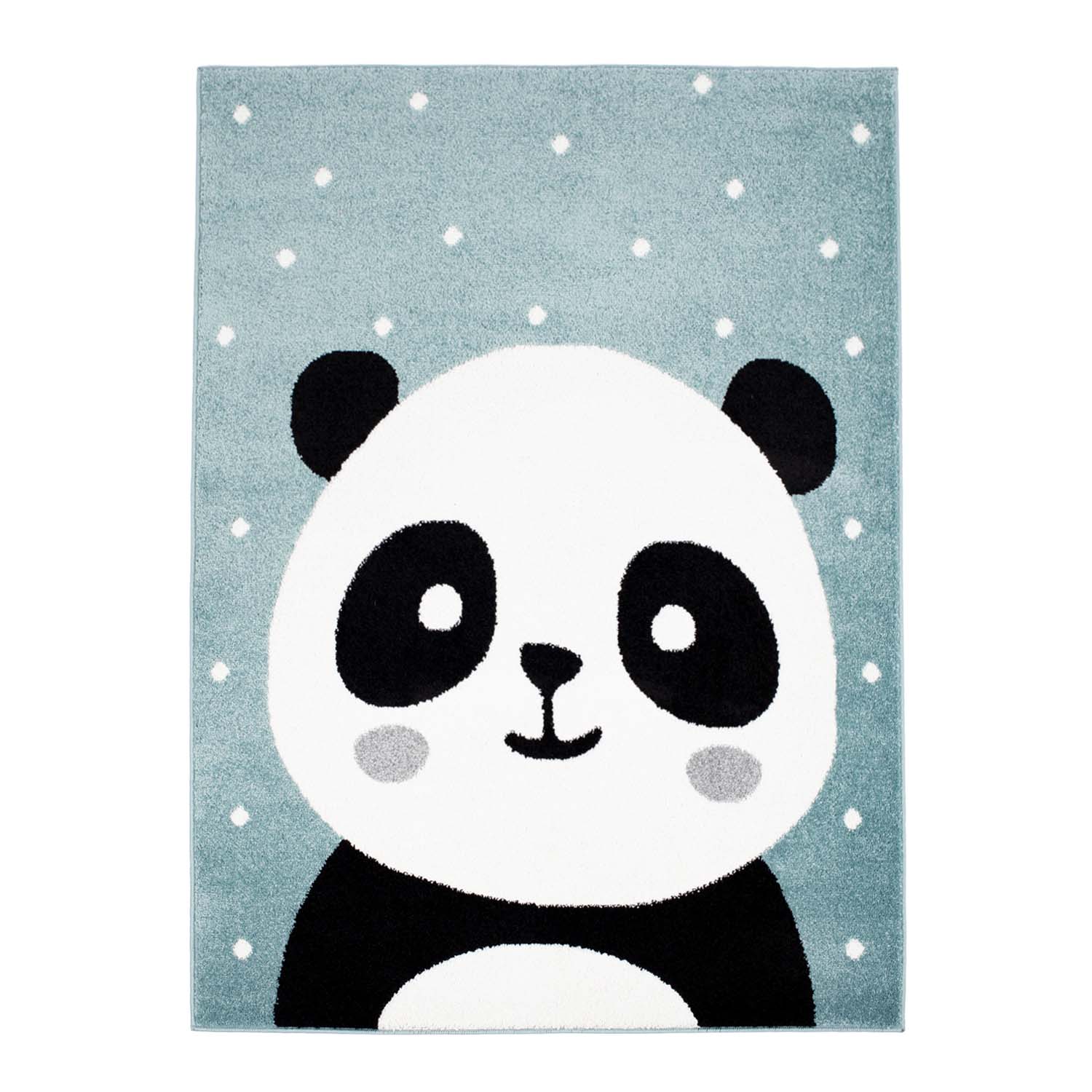 Teppiche für das Kinderzimmer
Kinderteppich
für junge Mädchen mit Tier Bubble Panda blau Panda