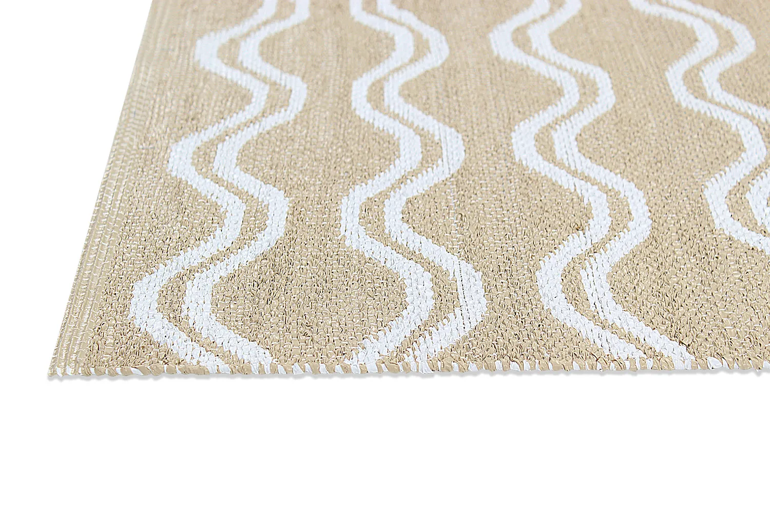 Kunststoffteppiche - Camden (beige/weiß)