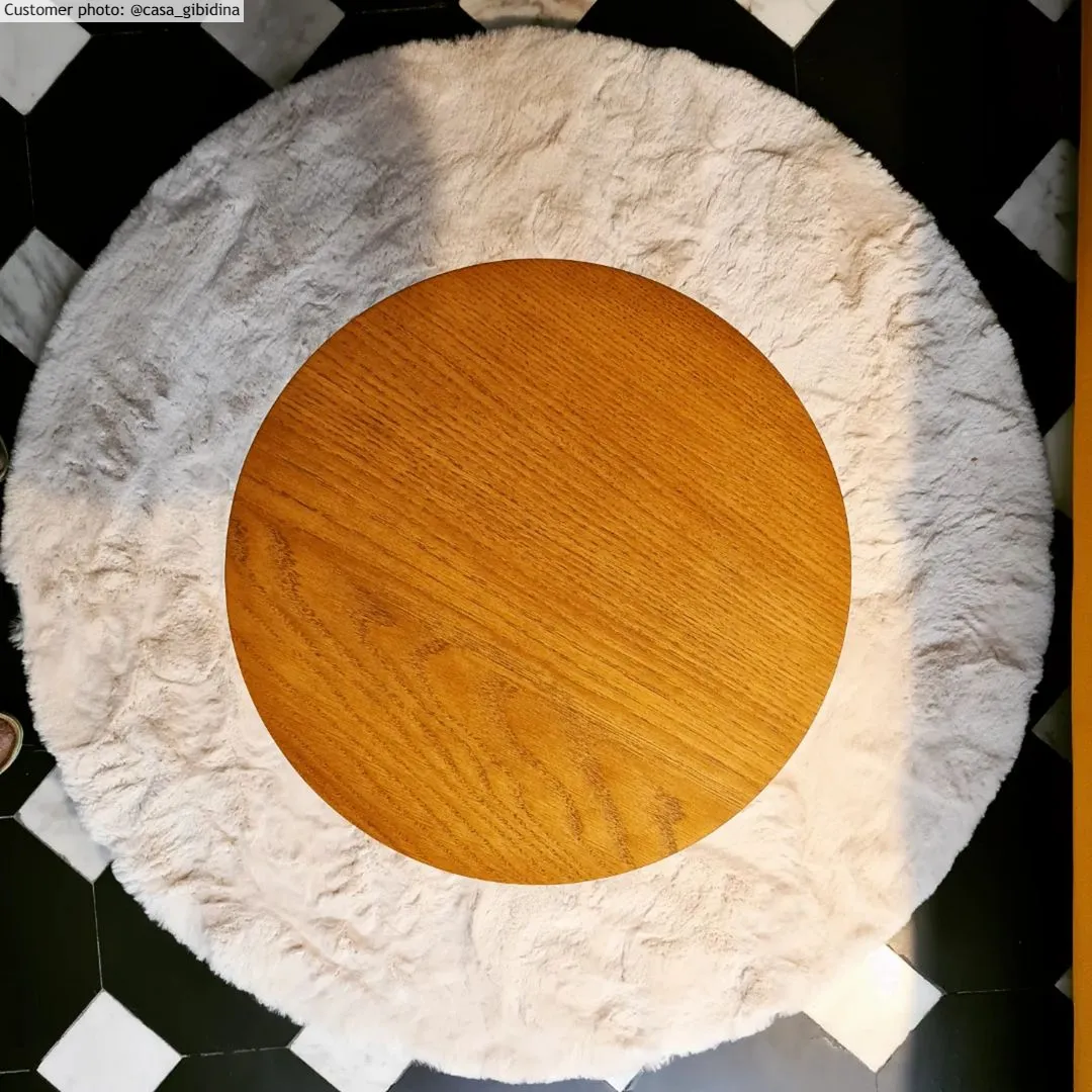 Runde Teppiche - Cloud Super Soft (offwhite)