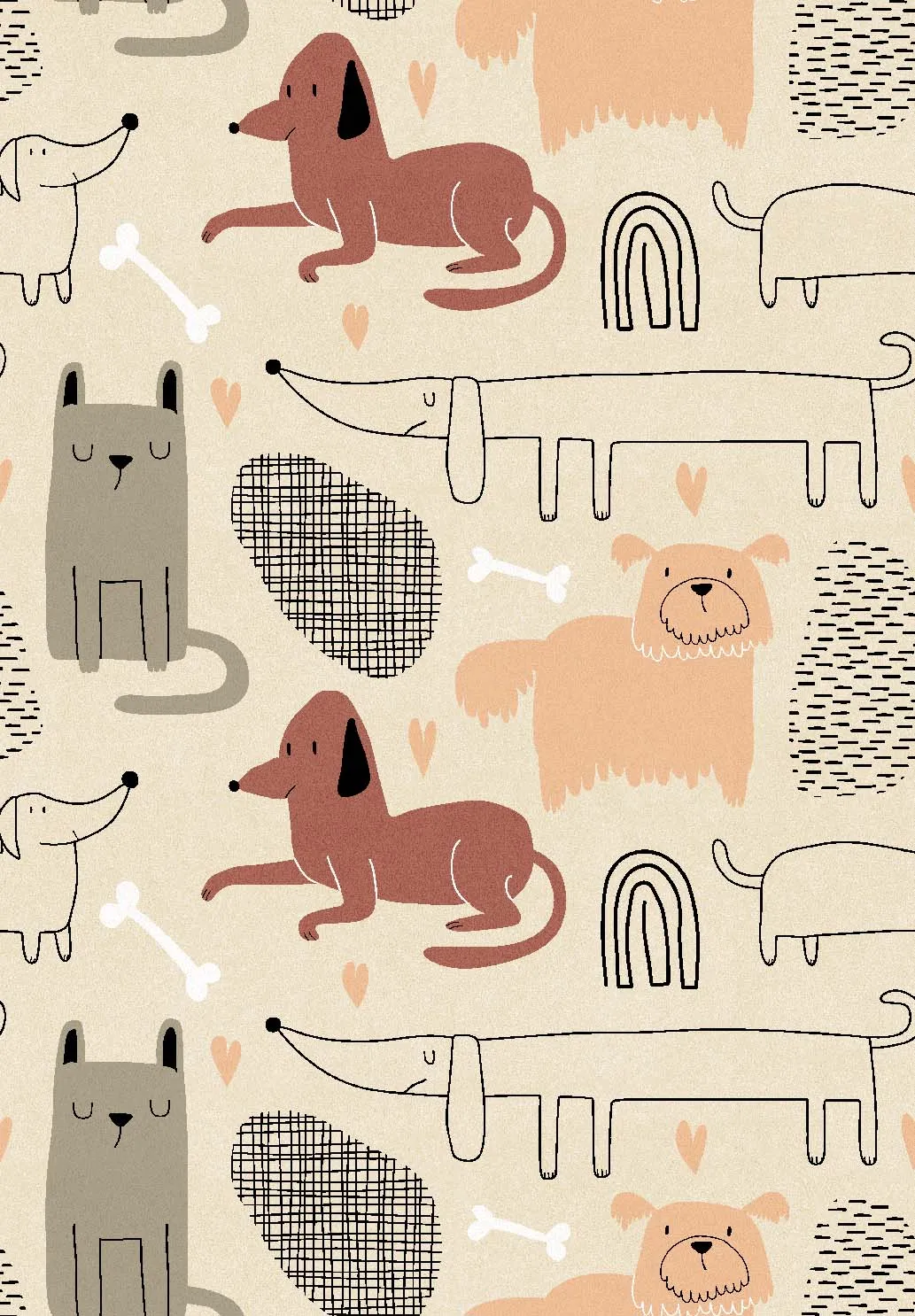 Kinderteppich - Cats and dogs (multi)