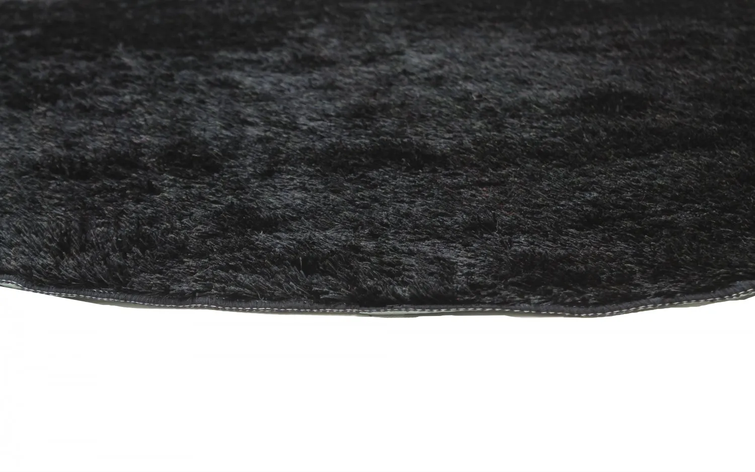 Runde Teppiche - Cosy (schwarz)