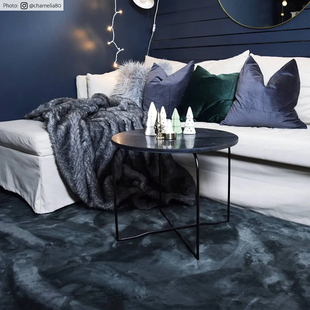Hochflorteppiche - Aranga Super Soft Fur (anthrazit)