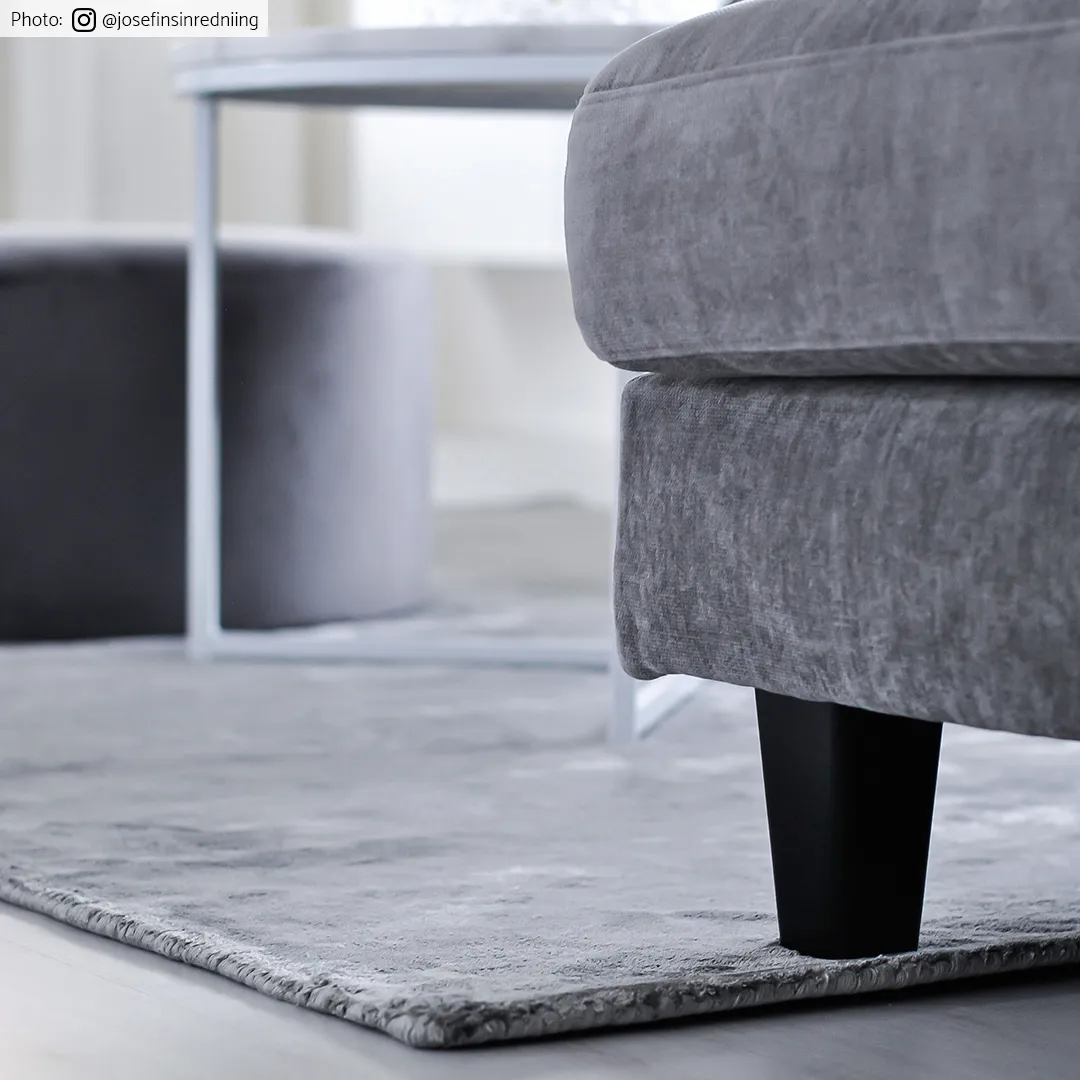 Viskose-teppich - Jodhpur Special Luxury Edition (grau)