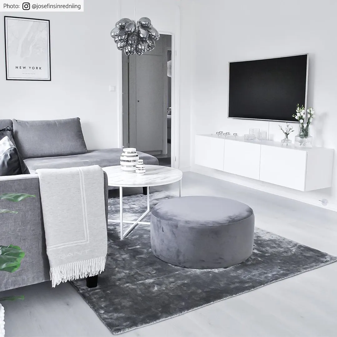 Viskose-teppich - Jodhpur Special Luxury Edition (grau)