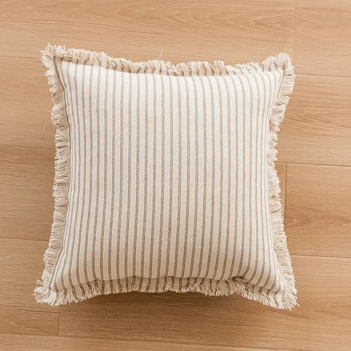 Kissenbezug - Fringed (braun)
