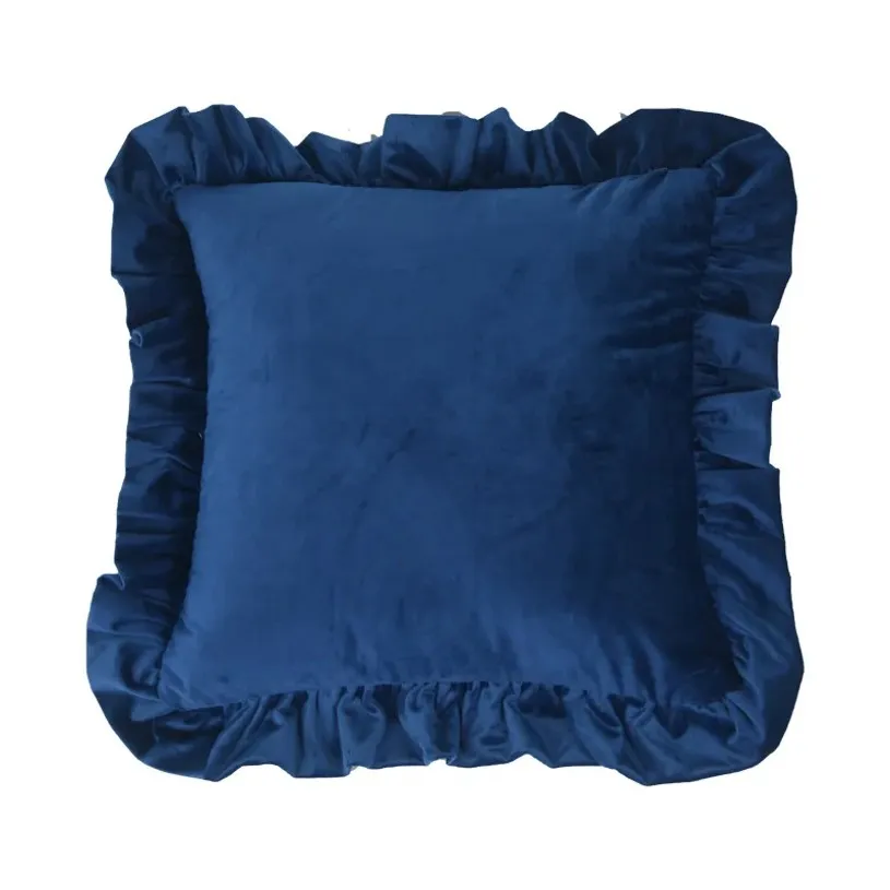 Kissenbezug - Ruffled (blau)