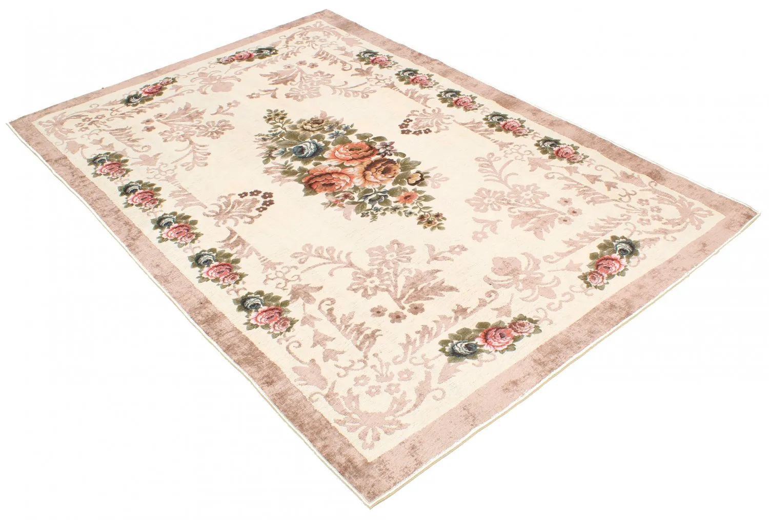 Wilton-Teppich - Delpha (beige/bunt)