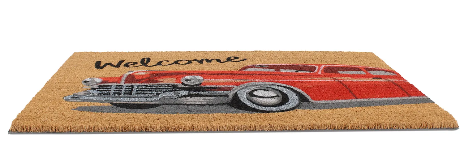 Fußmatte - Car (rot)