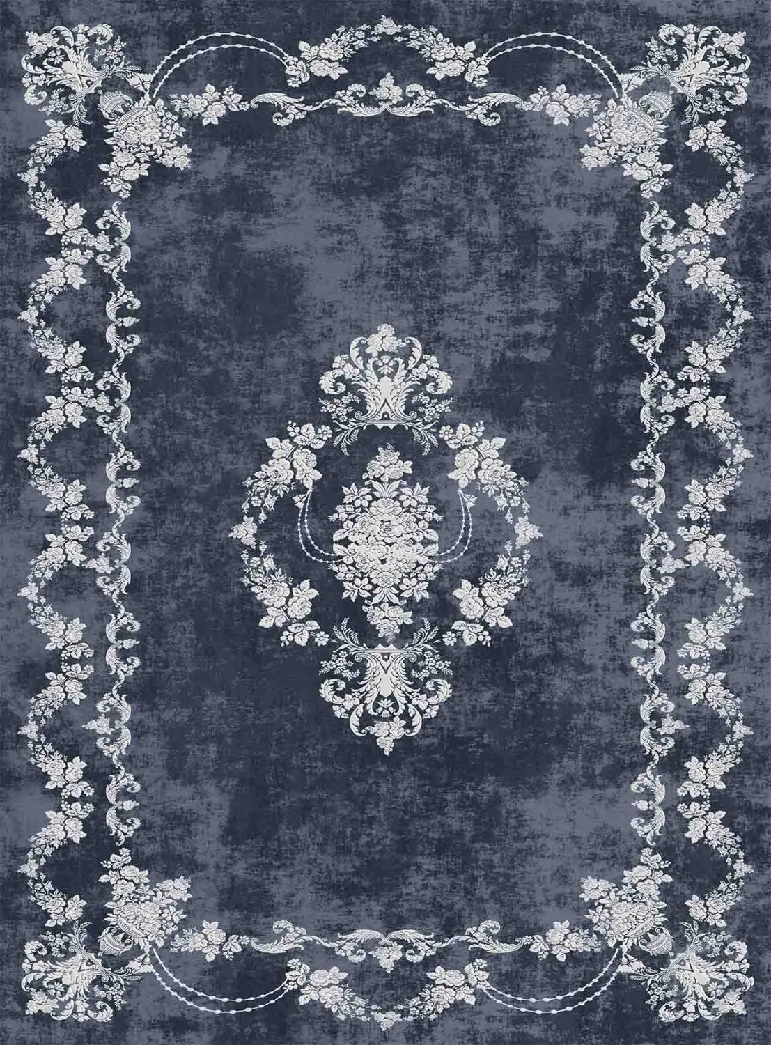 Wilton-Teppich - Nefta (schwarz)