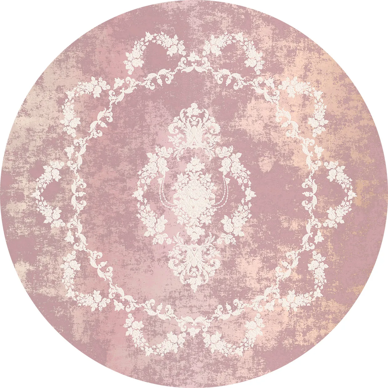 Rund Teppich - Nefta (rosa)