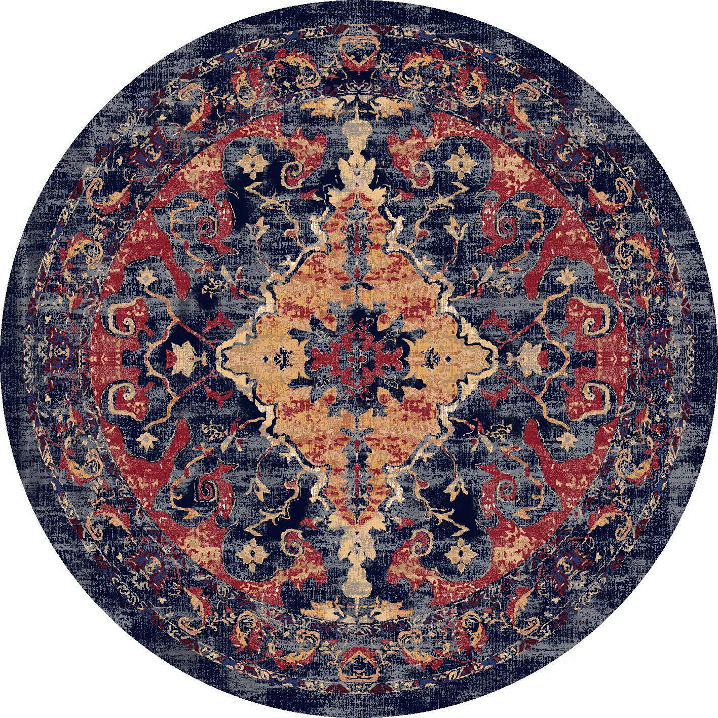 Rund Teppich - Tabarka (multi)