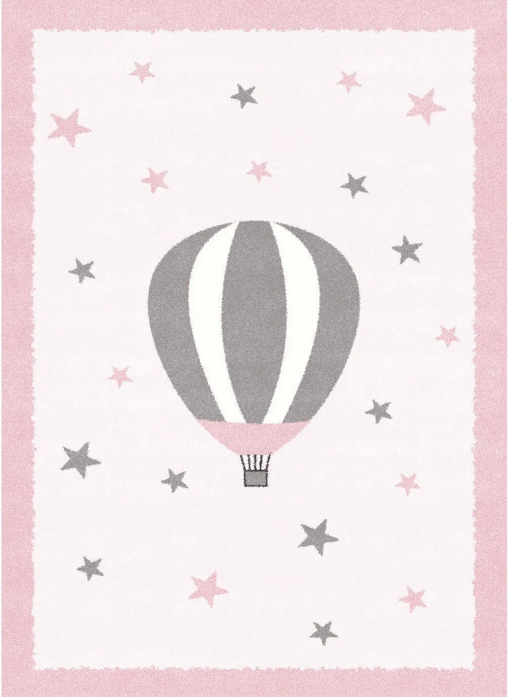 Kinderteppich - Alone Balloon (rosa)