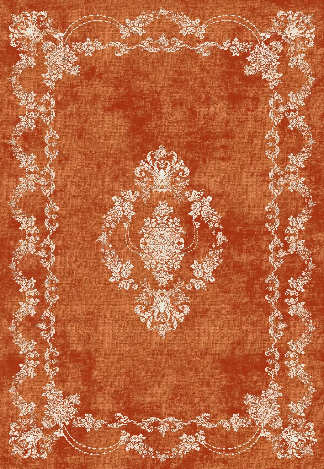 Wilton-Teppich - Taknis (terracotta)