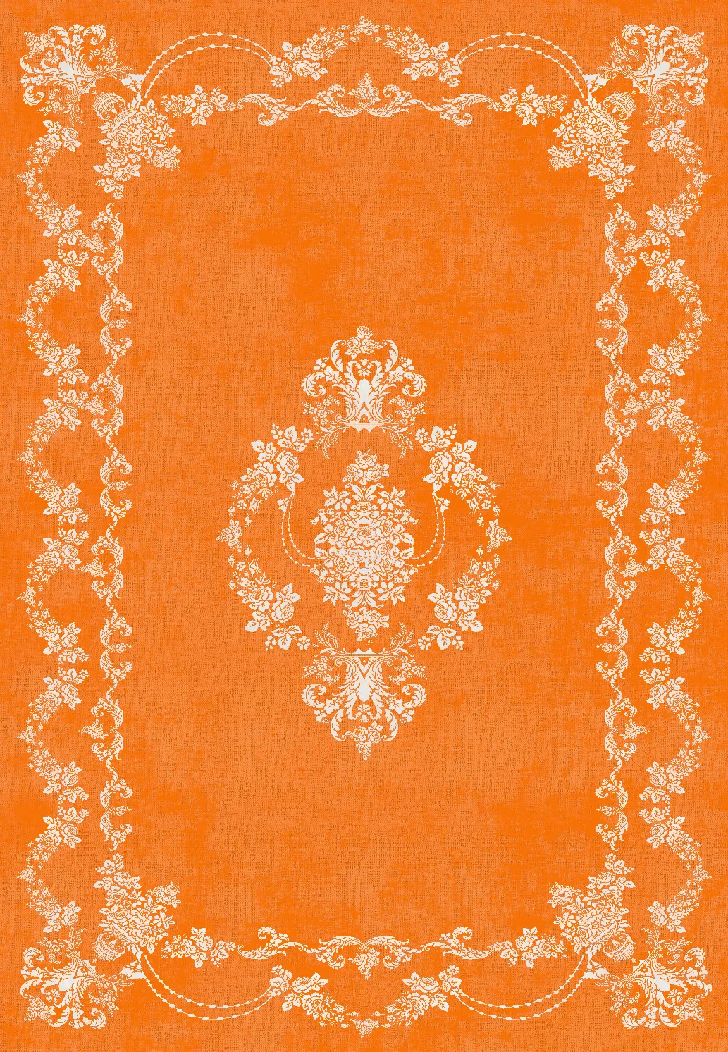 Wilton-Teppich - Taknis (orange)