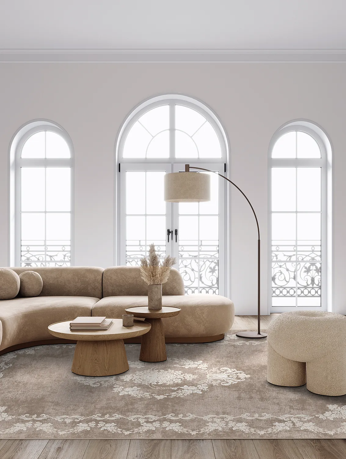 Wilton-Teppich - Taknis (taupe)