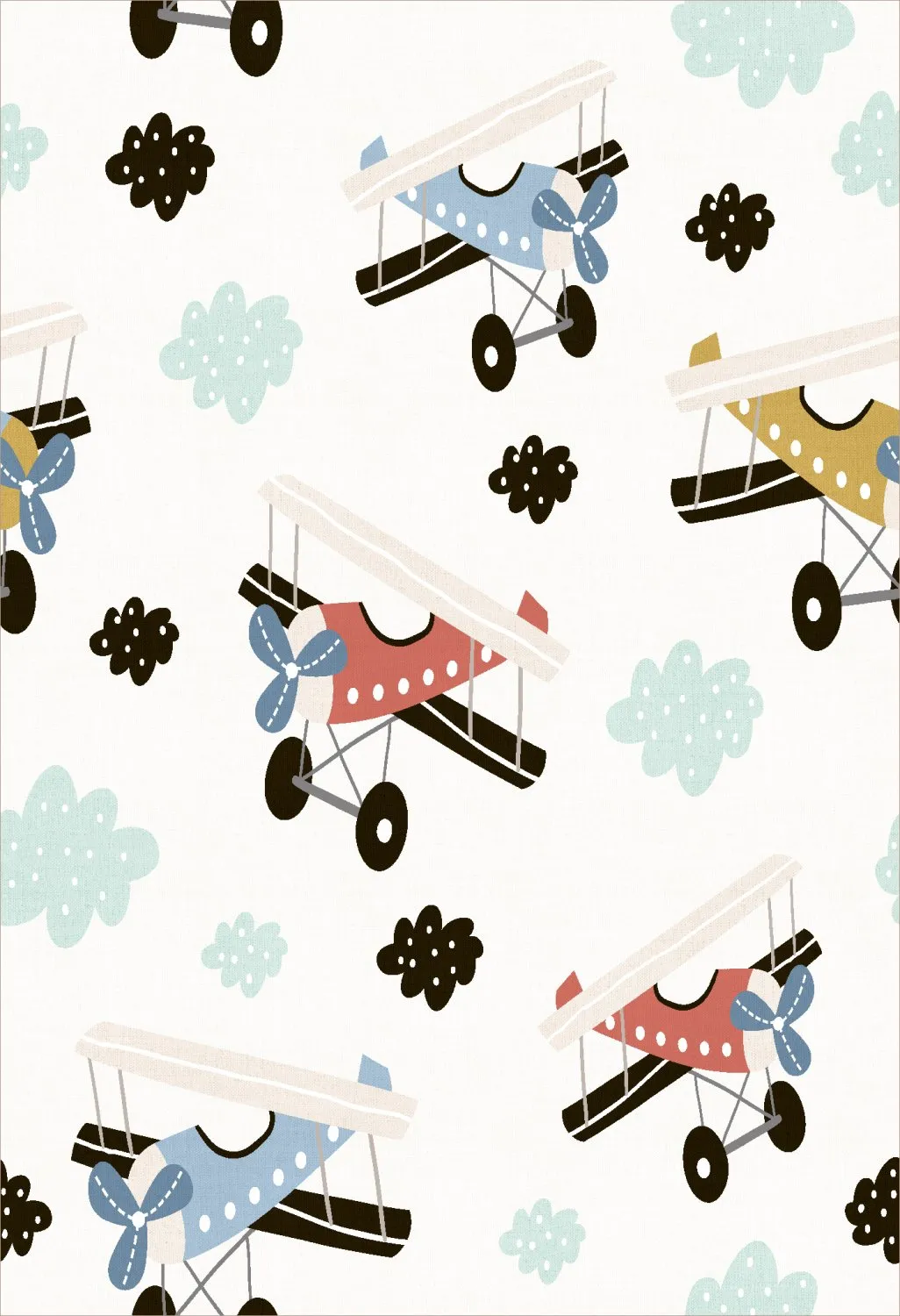 Kinderteppich - Plane Travel (multi)