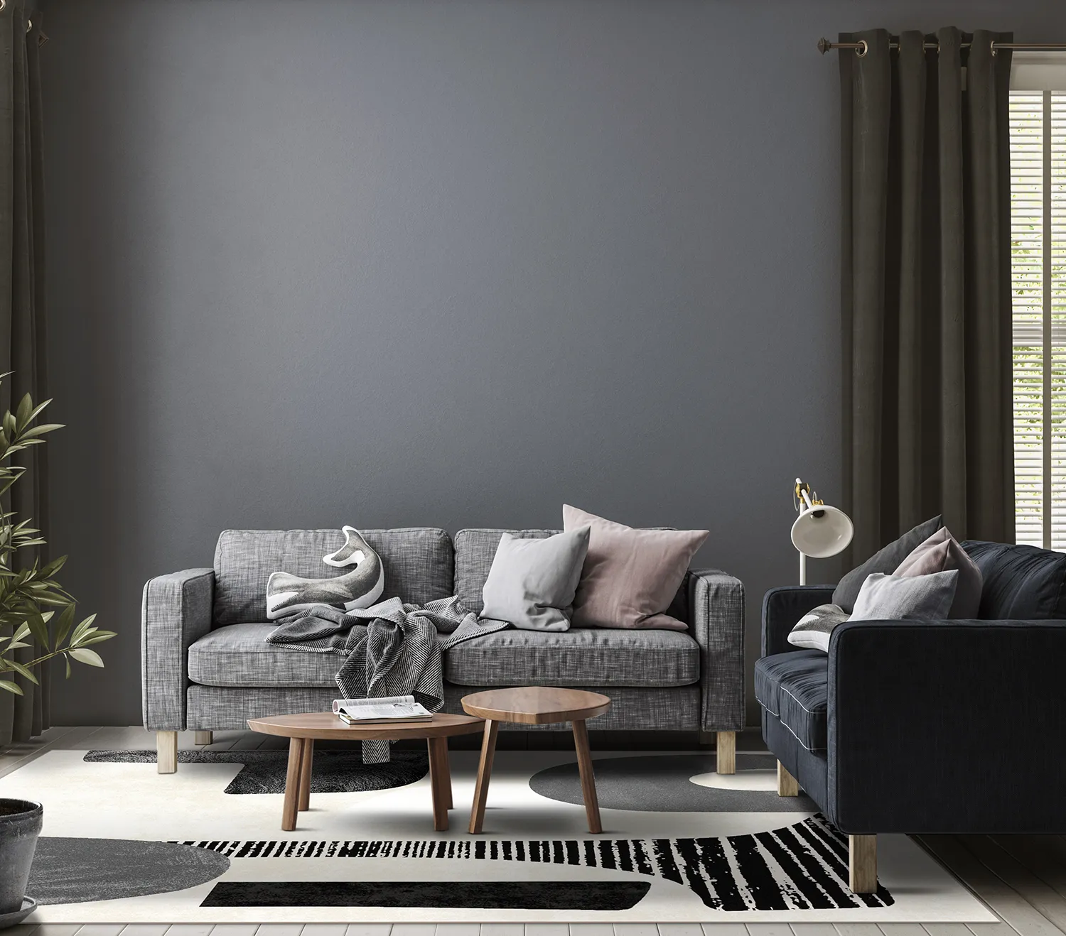 Wilton-Teppich - Suki (beige/schwarz)