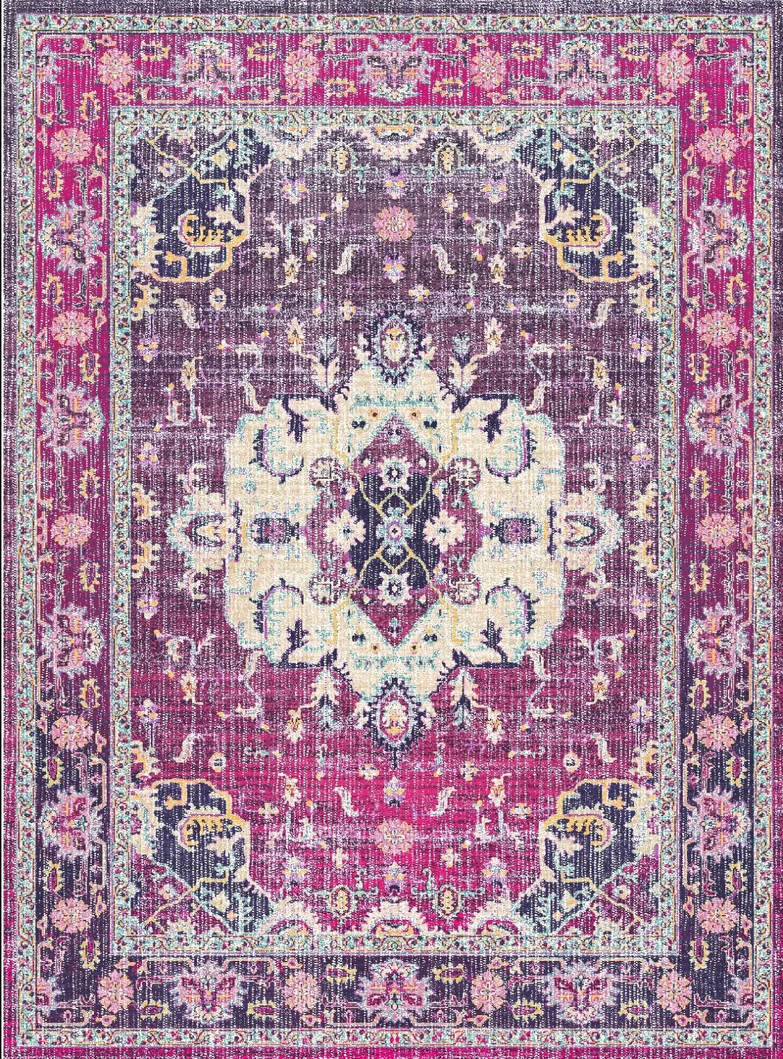 Wilton-Teppich - Siliana (rosa)