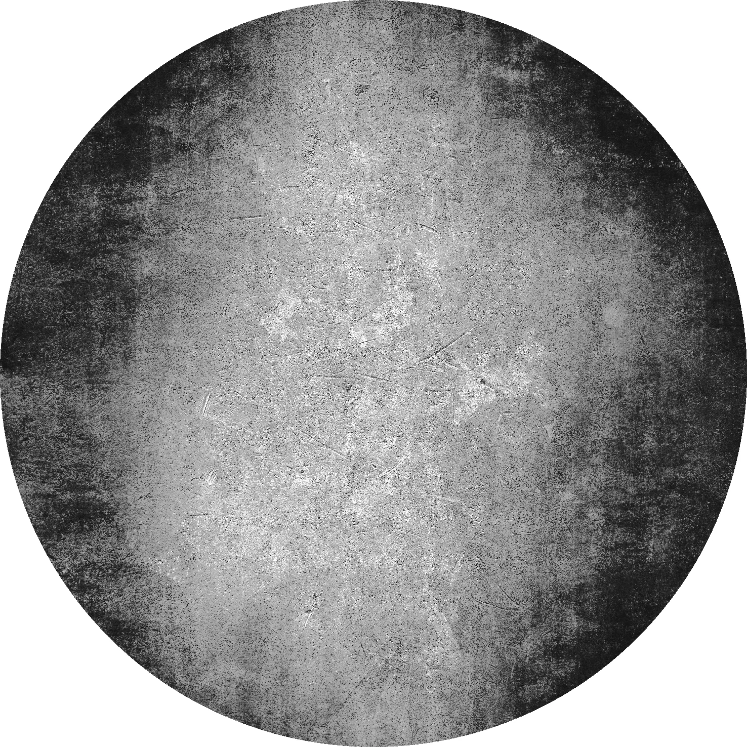 Rund Teppich - Megara (grau)
