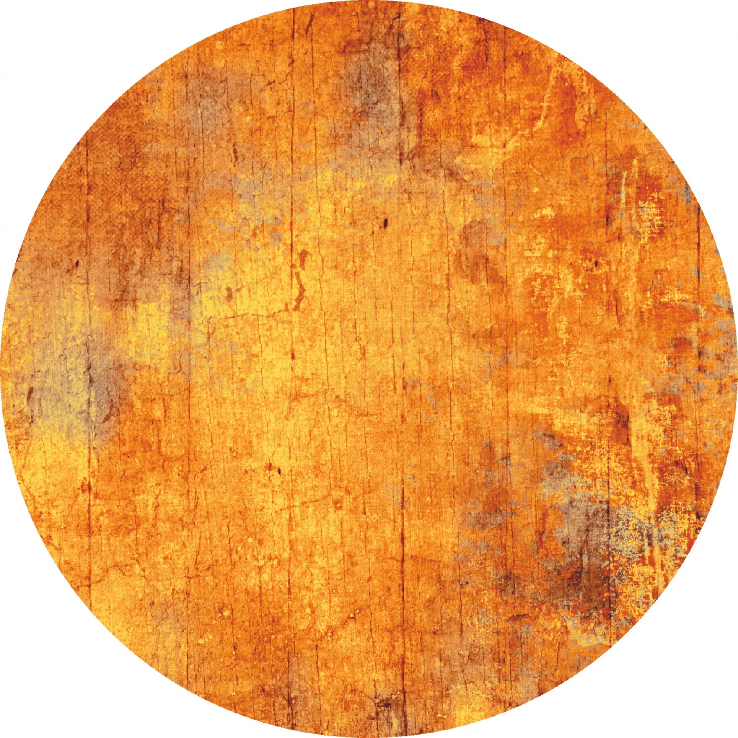 Rund Teppich - Cesano (orange)