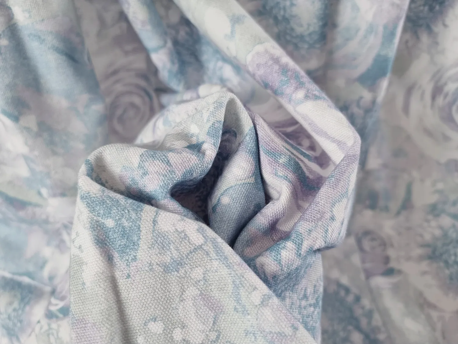 Baumwolltischdecke - Soft (blau)