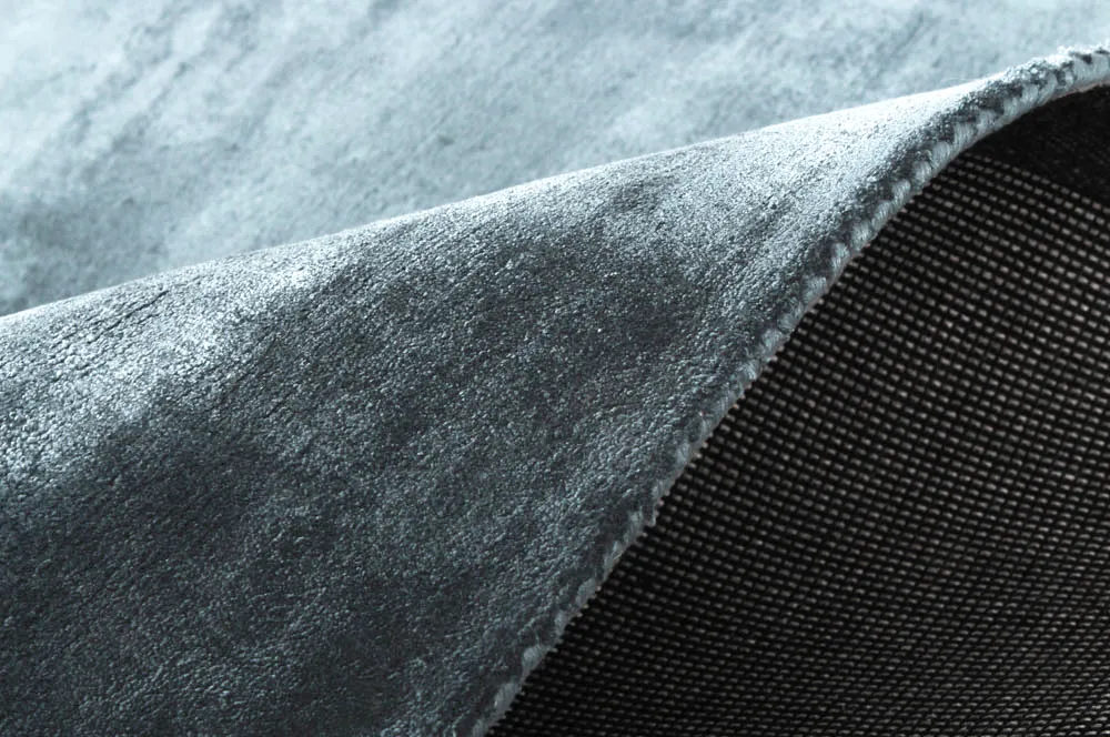 Viskose-teppich - Jodhpur Special Luxury Edition (blau/grau)