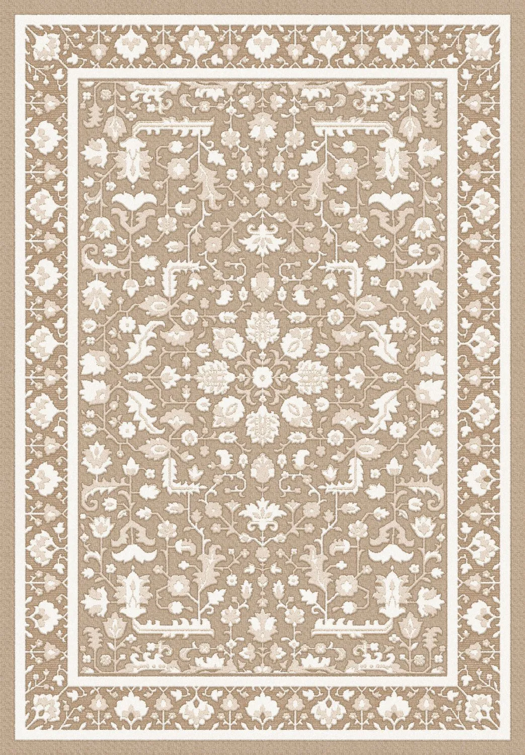 Wilton-Teppich - Ember (beige/offwhite)